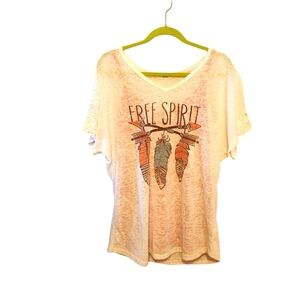 Short Sleeve T-Shirt, Size 1X, V-Neck. New